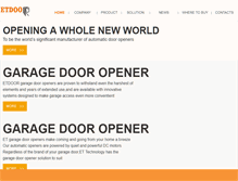 Tablet Screenshot of etdoor.cn
